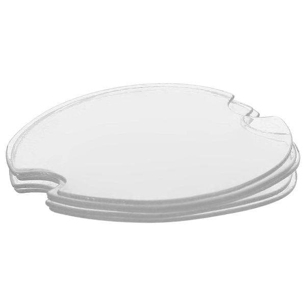 100 st små plastbitar ringdisplayhållare rund ringmonteringsbit ringdisplayinsatskort