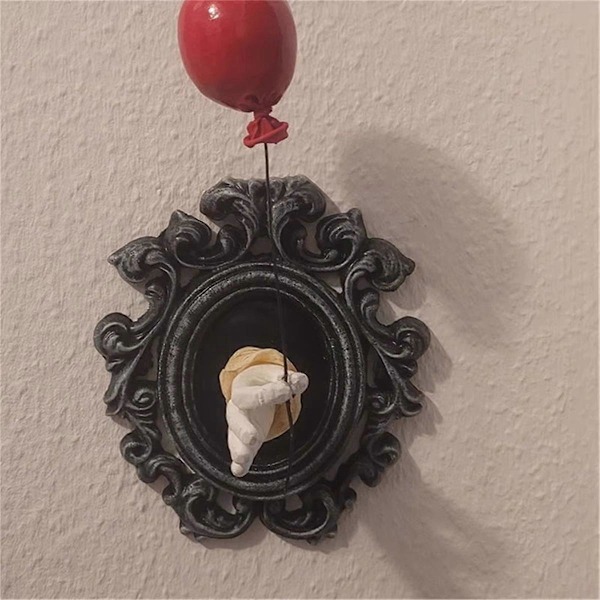 Halloween Gotisk Hand Staty Hem Vägg Nyckel Smycken Hänge