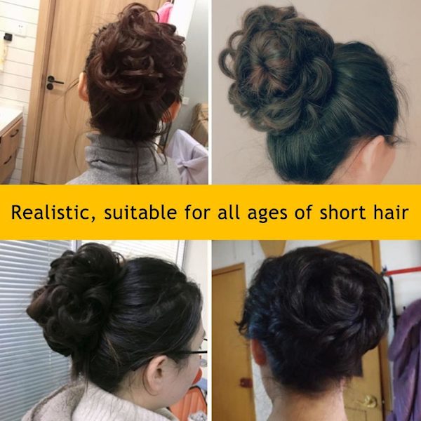 Clip in Messy Bun Messy Hair Bun Hiussolmio Pidennetty kynsipidike naisille naisille tytöille