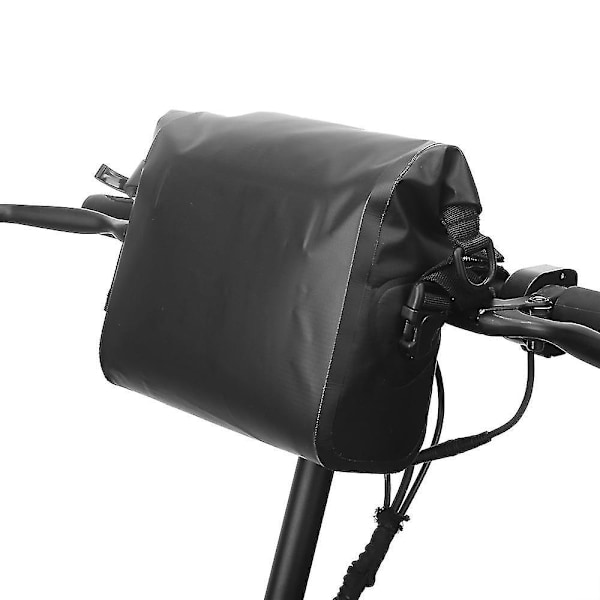 Vattentät Cykelstyre Väska Rulltopp Cykelstyre Väska Packväska För Mountainbikes Elcykel Scooter