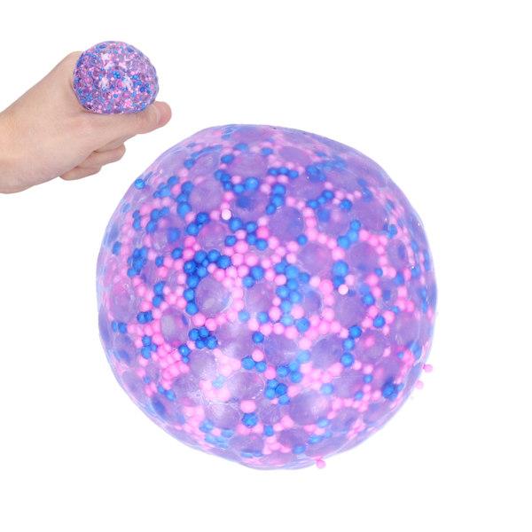 Stressboll för Avkoppling och Stressreducering - Decompressionboll för Barn över 3 År - Lila