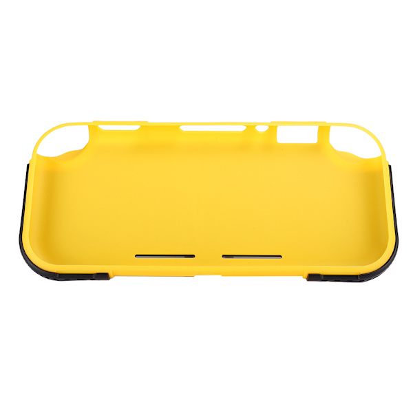 2 i 1 Hard PC + TPU Beskyttende Skal Innebygd 2 Spillkortplasser Baket for Switch Liteblack gul