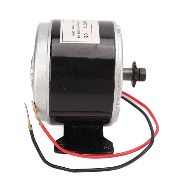 24V Elektrisk Motor 280W 2500RPM Aluminium Legering Høyhastighets 11T Tannhjulsmotor for El-sykkel Trille