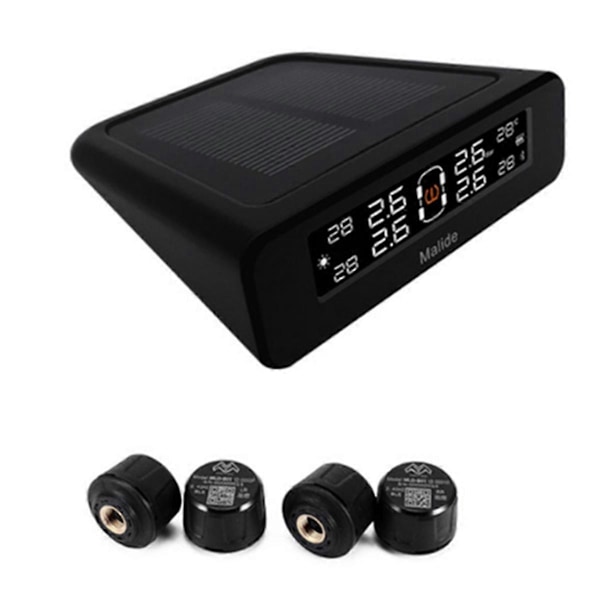 MALIDE Auton aurinkoenergialla toimiva TPMS-rengaspaineen valvontajärjestelmä