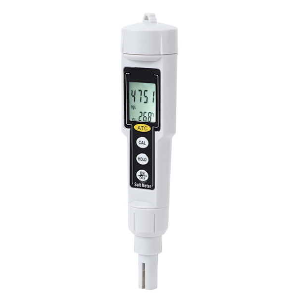 CT3081 Bärbar Digital Salinometer Salinitetstemperatur Fuktighetsmätare för saltvattenpool