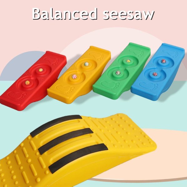 Balansebrett for barn PE Curvy Board Sensorisk treningsutstyr Balansebrettleke for barn