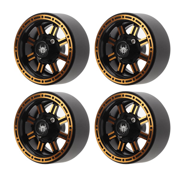 1,9 tuuman RC-pyörännavat painovoiman vähentäminen CNC-alumiiniseos 1,9 tuuman RC-pyörännapa Axial SCX10 Goldille