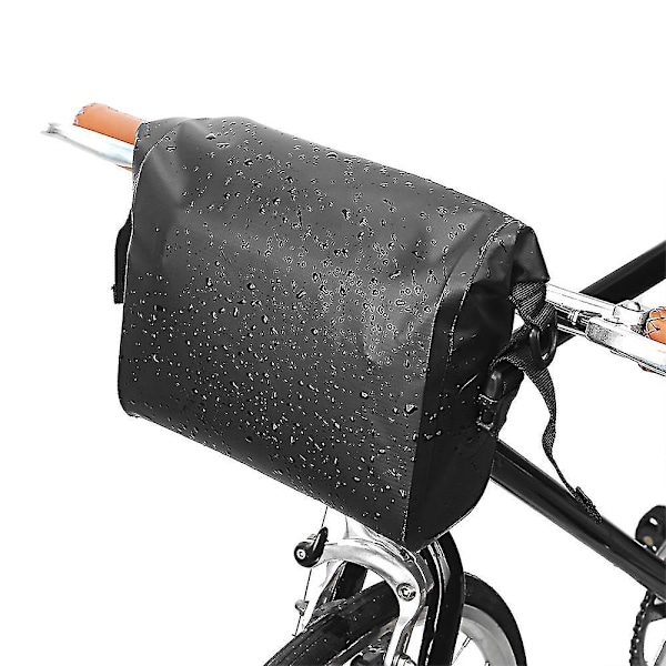 Vattentät Cykelstyre Väska Rulltopp Cykelstyre Väska Packväska För Mountainbikes Elcykel Scooter