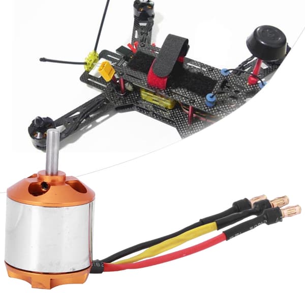 A2217 Børsteløs Motor for RC Fastvinget Quadrocopter Dronedeler Tilbehør A2217 1100KV