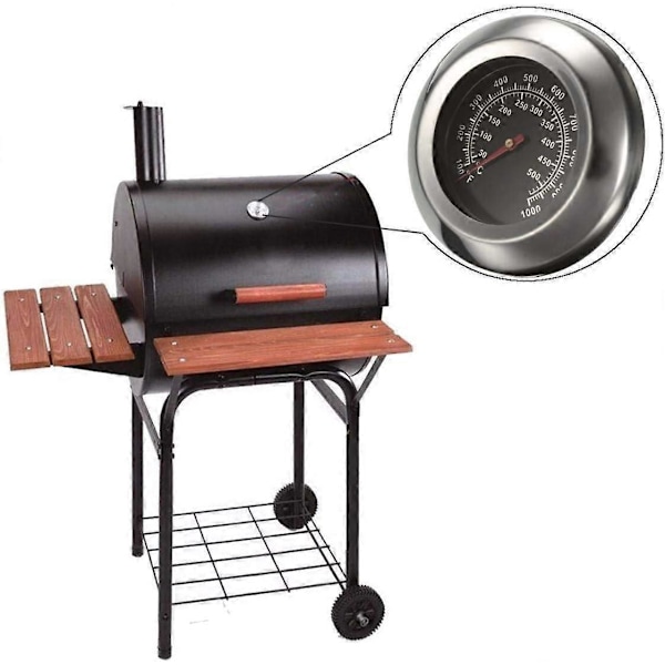 Analogt stegetermometer i rustfrit stål BBQ termometer Udendørs rygning BBQ Gasovn BBQ Grill Kød