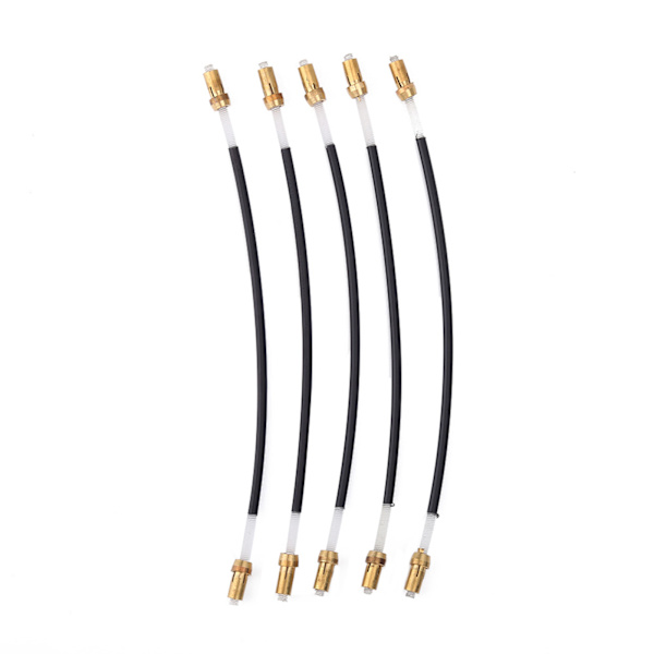 5 stk Nylon Tailgut Tail Gut Tailcord med messing skrueforbindelse til 3/4 4/4 violin