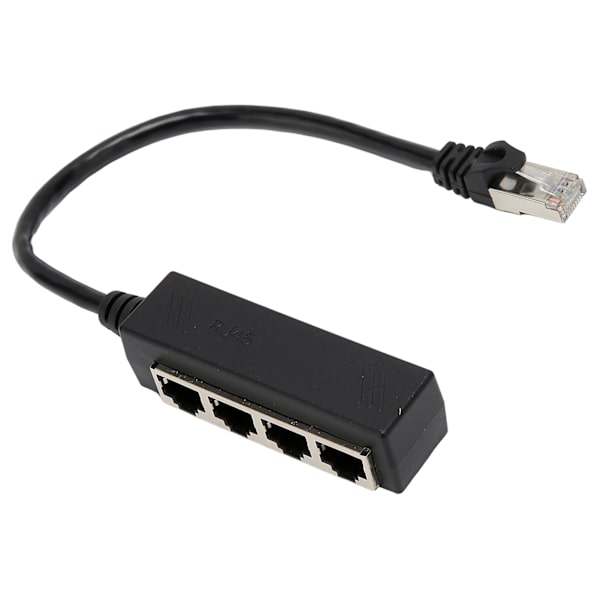 RJ45 Ethernet-jakajakaapeli yhden pisteen neljän Ethernet-kaapelin jakaja ABS PCB RJ45 jakajaadapteri kannettavalle tietokoneelle