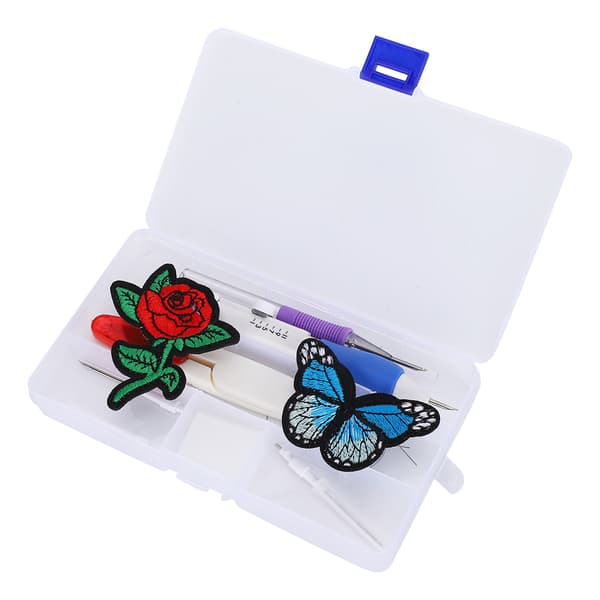 Tuftausneulasetti Kirjontatyökalusarja TPR-kahva DIY-ompelulanganvetolaite