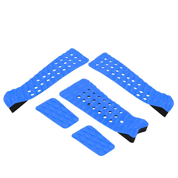 5 STK Holdbar EVA Anti-skrid Surfboard Yacht Boat Traction Pad Grip Mat Dekoration (blå)