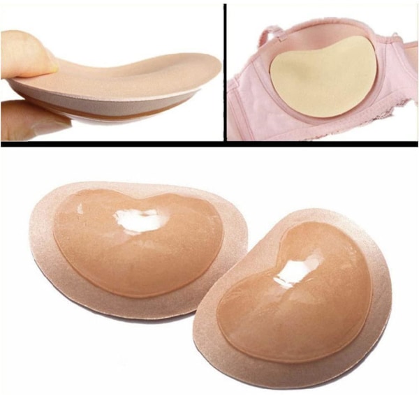1 par Kvinner Bryst Push Up Pads Silikon BH Setter Bryst Cover Klistremerke Pads