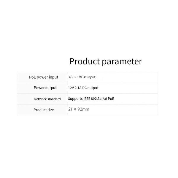 POE-MODUL Power Over Ethernet-udvidelseskort til