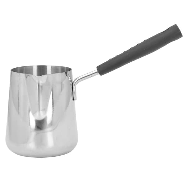 Smørvarmer Mini Rustfrit Stål Kaffe Varmekande 350ml med Tud til Smeltning