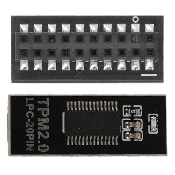TPM 2.0 Modul LPC Interface 20Pin Fjernkort Krypteringssikkerhedskort Elektronisk Komponent