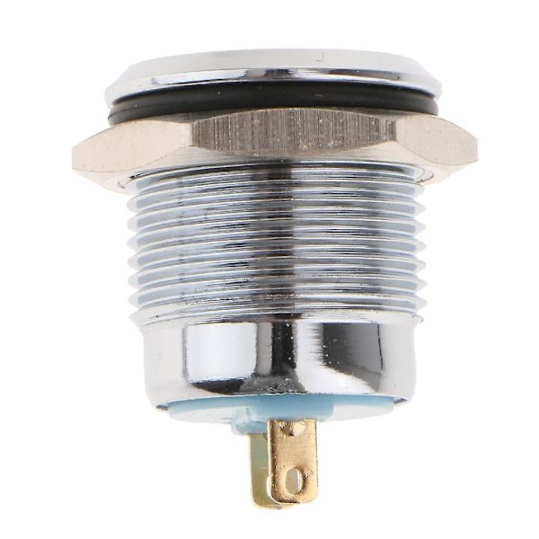 3 x 16mm 12V IP67 Vattentät LED Metall Indikatorlampa Typ D--