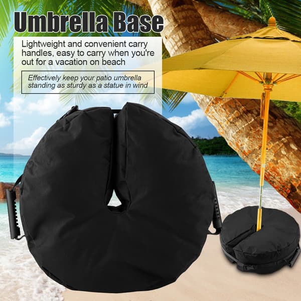 Rund paraplybase sandvektpose for uteplassparaply