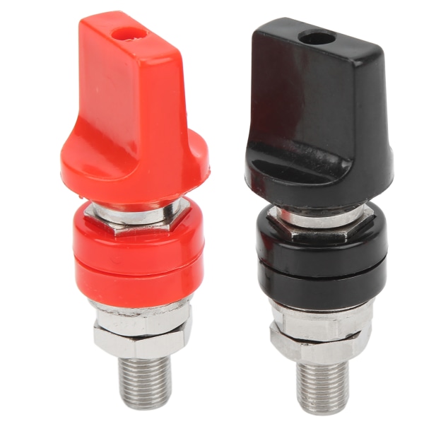 4mm Messing Binding Post M10 Gjenge Høystrøm Power Junction Terminal med Socket Flat Cap