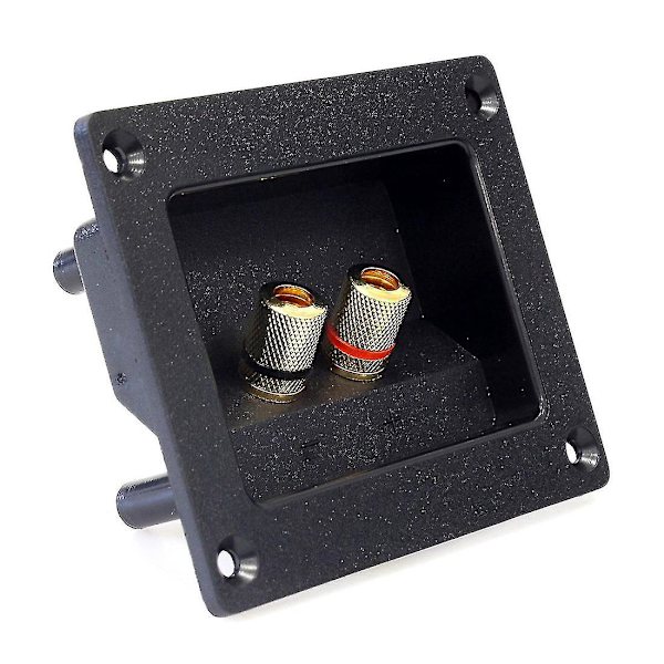 Car Stereo Högtalarlåda Terminal Anslutning - 2st, DIY, 2-vägs, Fjäderkopp, Bananpluggar