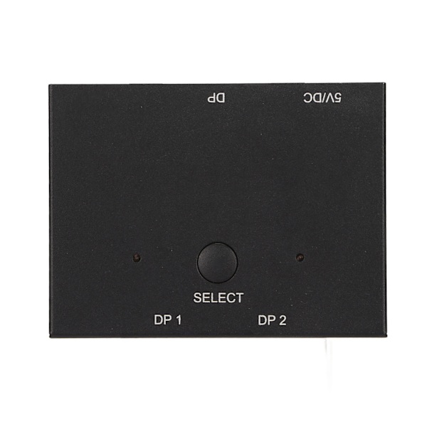 Displayport Splitter Bidirektionel DP Switch Aluminiumlegering Displayport Switcher 8K Ved 60Hz 4K Ved 120Hz