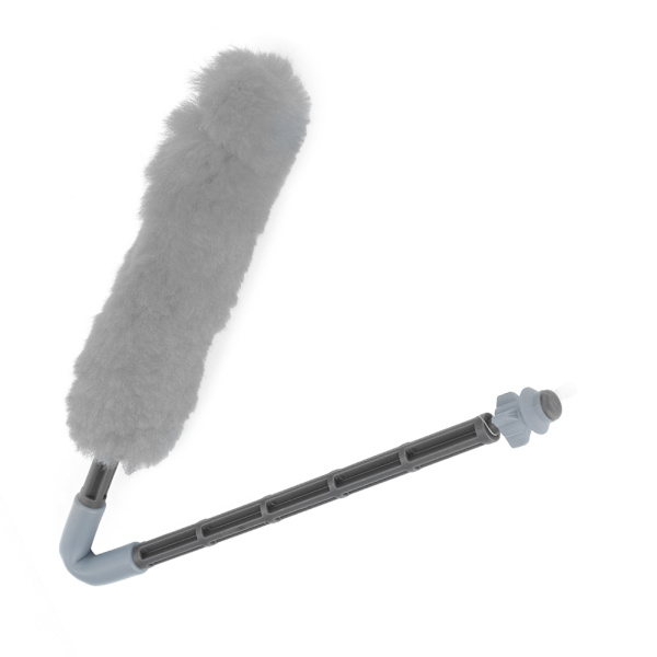 Ull Paintball Barrel Enkel bomullspinne Squeegee Buffer Rengöringstillbehör (grå)