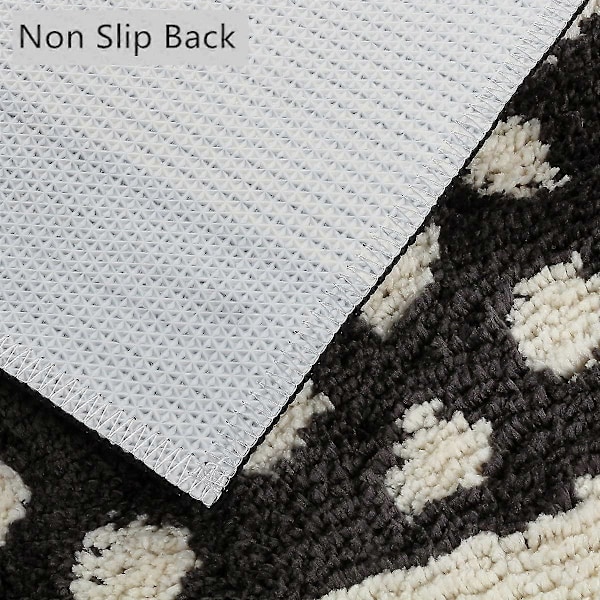 Halkfri Badrumsmatta Maskintvättbar Duschmatta Mögelresistent Badrumsmatta Area Rug för Badrum 50x80cm