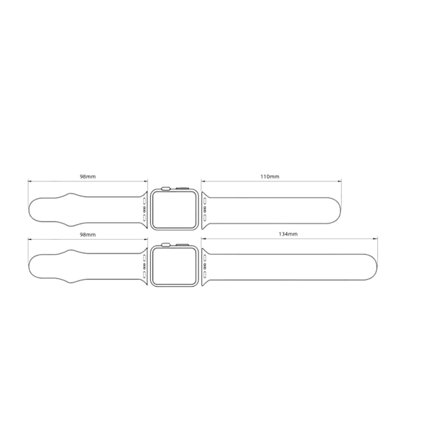 Silikonklockarmband ersättning färgtryckning snabbkoppling handledsrem för IOS Watch 6 7 Grapefruit Mörkbrun 38/40/41MM