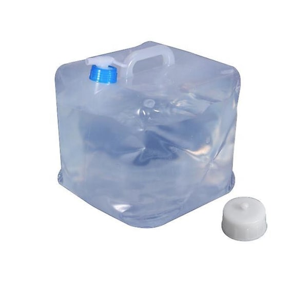 Bärbar 3,3 Gallons Vattenbehållare med Kran - Perfekt för Camping och Utomhusaktiviteter (2-pack)