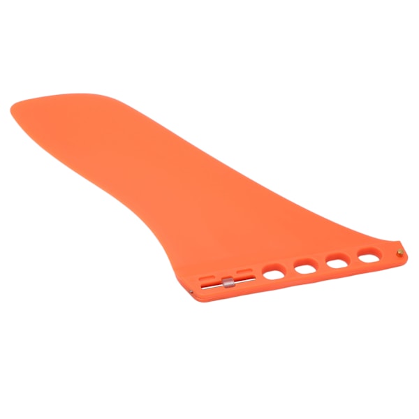 Enfenig Surfbräda Singelfena PVC Surf Tail Fin Specialformad Balanserad Roder Orange för Vattensport