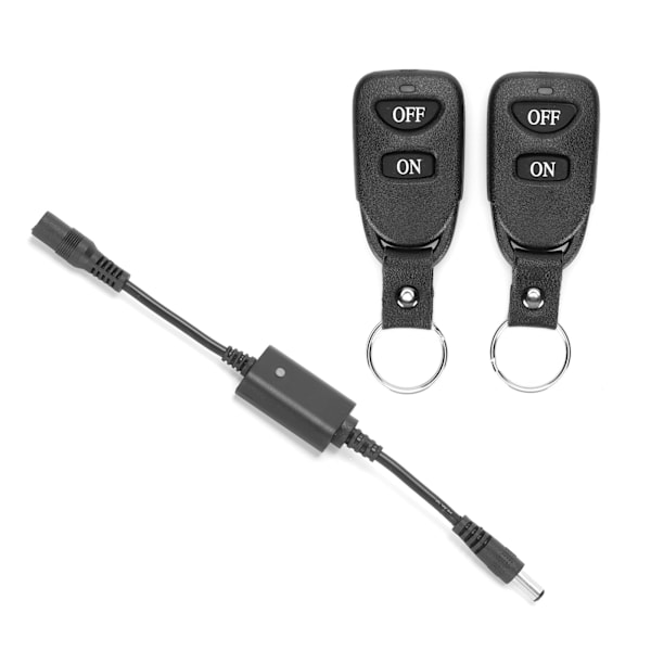 433Mhz 6V trådlös RF fjärrkontrollbrytare relädrivströmställare för LED-lampor läslampa mikrobrytare