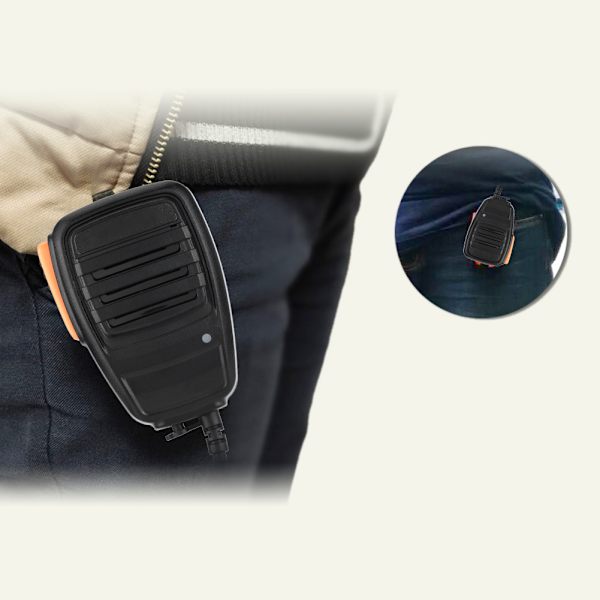 2-stifts handhållen walkie-talkie-högtalarmikrofon för Kenwood/Quansheng/Baofeng UV5R/888S