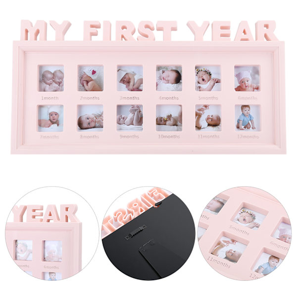 Baby Bild Keepsake Ram Baby Nyfödd Vägg Fotoramar Minnesvärda Fotografier Album