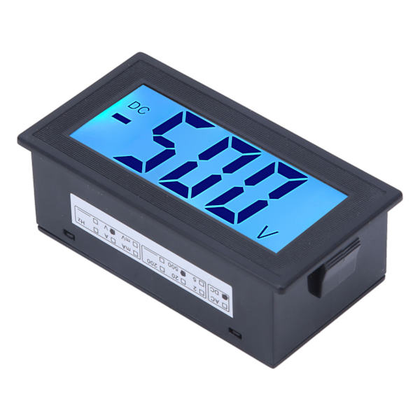 YB5135DB DC Digital Voltmeter LCD Display Spændingsmåler AC100-240V StrømforsyningDC 0-500V