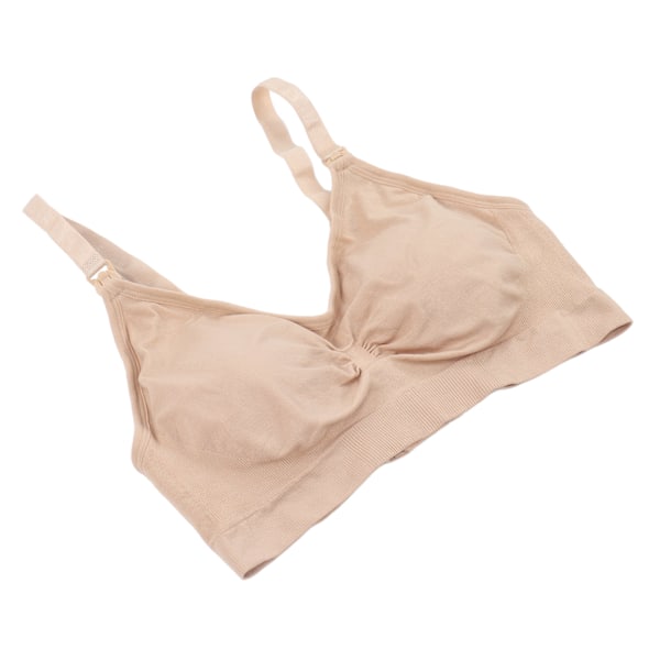 Amningsbehå för kvinnor, bärbar, mjuk, elastisk, andningsbar, justerbar, amningsbehå i nylon, XL