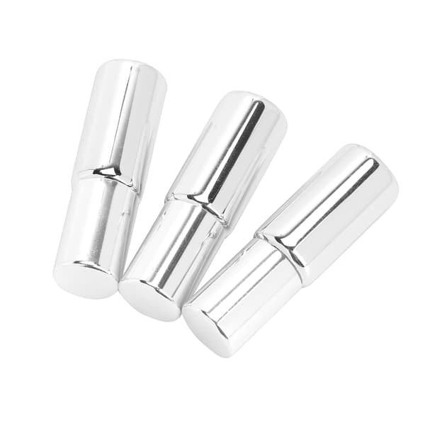 3 st professionell glasparfymrullflaska bärbar eterisk olja roll-on flaskor set 5mlSilver