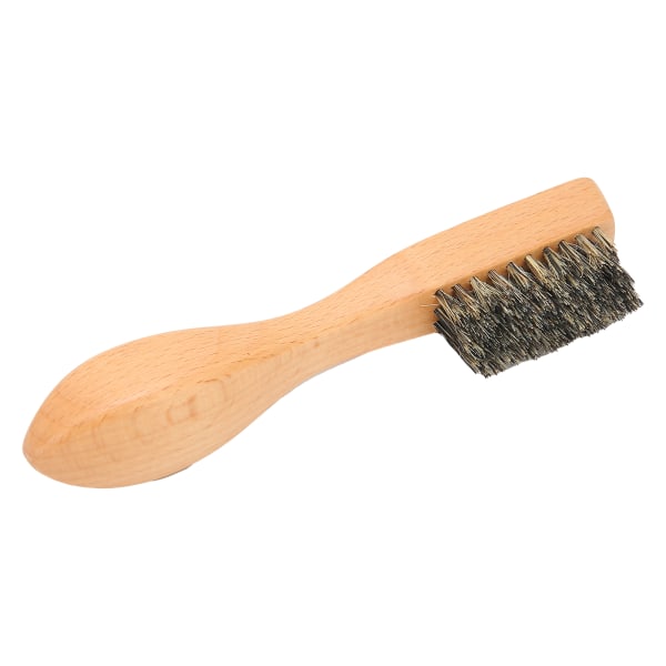 Professionell skäggborste för mäns mustaschvårdsborste Trähandtag Skäggvårdsborste för män
