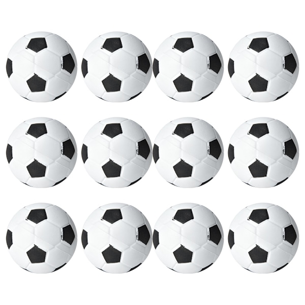 12 STK 6,3 CM Lekplats Full Core Mjuk EVA Elastisk boll Minska trycket Stress BarnleksakFotboll