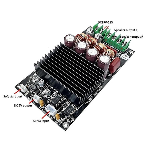 TPA3255 2x300W Stereo HIFI Digital Effektförstärkarkort