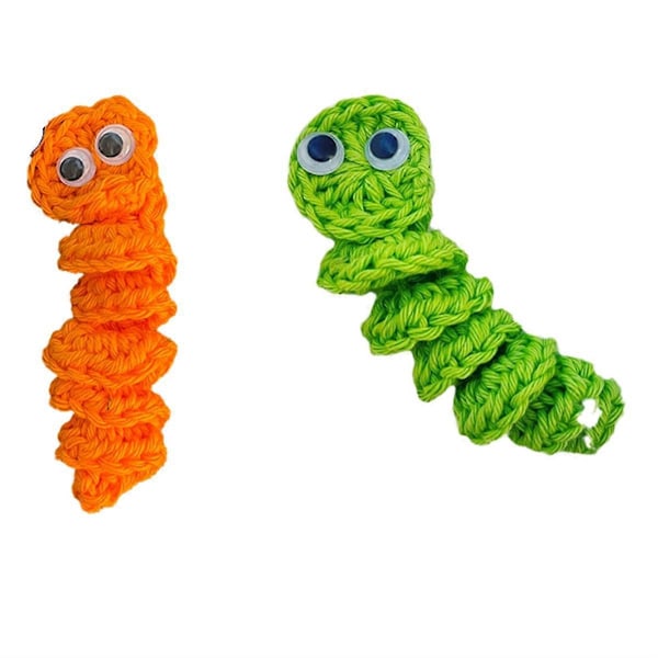 Handgjord Emotionellt Stöd Ångestmask Gåva, Söt Stickad Gåva, B