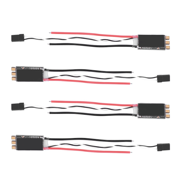 4 stk 30AS ESC 26S børsteløse ESC-oppgraderingsdeler Passer til FPV Multicopter Quadcopter (svart)