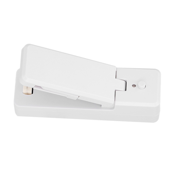 Forsegling Maskine USB Opladning Magnetisk Mini Pose Forsegling Maskine Bærbar Manuel Fødevare Sealer til HusholdningHvid