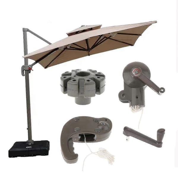 Parasol Tilbehør Terrasse - Reservedele til Udendørs Camping til Gård & Dæk Brug S12245958