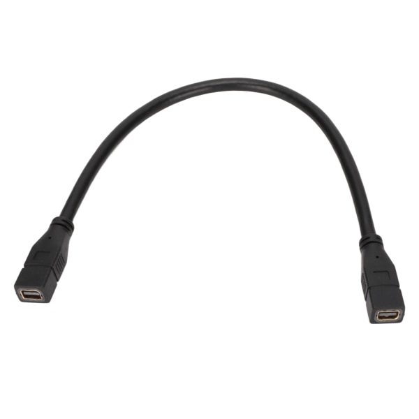 Mini DP-kabel 0,3 m MiniDP-hun til hunn-testforlengelseskabel Mini DisplayPort-kabel for datamaskin