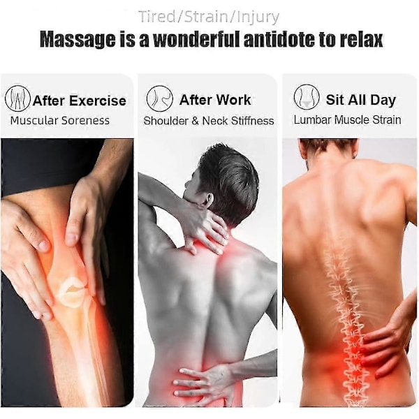 Igelkottsboll Massagerulle, 40cm Fascia Muskelrulle, Cellulitmassager Fascia Rulle För Ben, Nacke, Rygg, Axel -CHSZ Lila