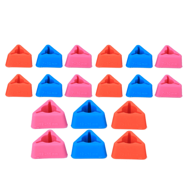 Triangular Knitting Needles Tips Silicone Knit Point Protectors Sewing Accessories