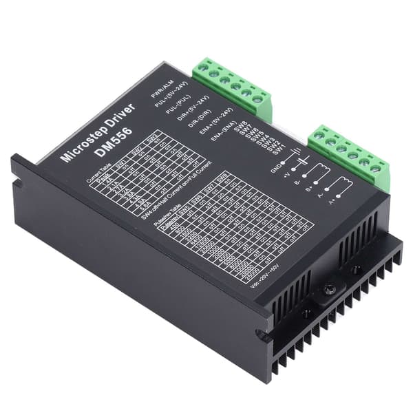 Mikrotrinsdriver Digital til 57 86 NEMA23 NEMA34 Stepmotorcontroller 2-faset 5,6A DM556-Sort-1 Stykke