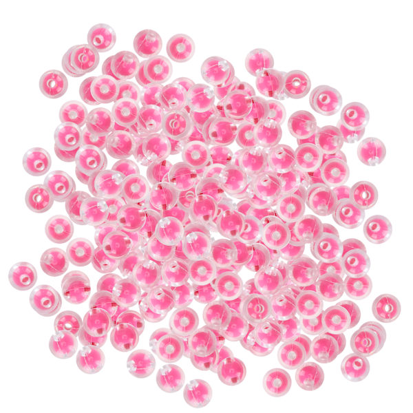 Harpiksperler DIY Håndlavede Smykkefremstillingsmaterialer Armbåndsmateriale Tilbehør 8mm MGlossy Rose Red